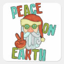 Zoek naar vrede op aarde stickers Kerstmis