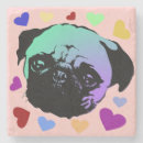 Zoek naar pug onderzetters Patroon