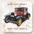 Zoek naar oude auto onderzetters Voor hem