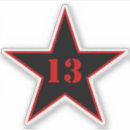 Zoek naar nummer 13 stickers Thirteen