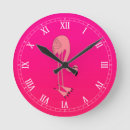 Zoek naar roze flamingo klokken Cartoon