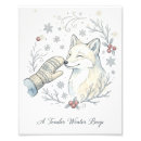 Zoek naar vos in sneeuw posters Winter