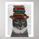 Zoek naar grappige huisdieren posters Grijze katten