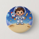 Zoek naar ruimtevaart buttons Maan