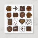 Zoek naar bon visitekaartjes Chocolade