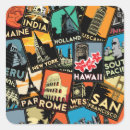 Zoek naar vintage reisposter stickers New york