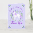 Zoek naar unicorn baby shower kaarten Eenhoorn dank u