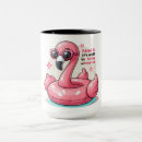 Zoek naar grappige flamingo mokken Sarcastisch
