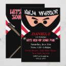 Zoek naar ninja verjaardag uitnodigingen Voor kinderen