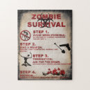 Zoek naar zombie puzzels Apocalyps