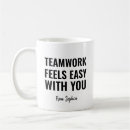Zoek naar teamwork mokken Collega