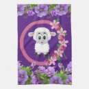 Zoek naar paarse bloemen keuken handdoeken Elk persoon