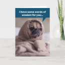 Zoek naar grappige pug kaarten Hond