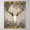 Zoek naar floral skull kunst Bohemisch