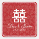 Zoek naar chinees karakter stickers Rood