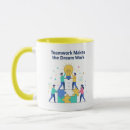 Zoek naar teamwork mokken Werknemer