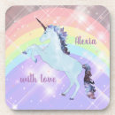 Zoek naar regenboog onderzetters Meisje