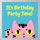 Zoek naar verjaardags kat posters Verjaardagsfeest