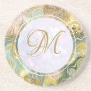 Zoek naar goud onderzetters Abstract