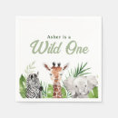 Zoek naar exotische dieren servetten Oerwoud