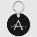 Zoek naar zilveren monogram sleutelhangers Voor haar