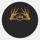 Zoek naar hand teken stickers Schedel