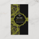 Zoek naar olijf visitekaartjes Ontwerper