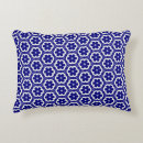 Zoek naar blauw accent kussens Blauw en wit