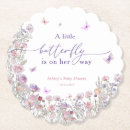 Zoek naar kleine vlinder onderzetters Baby shower