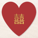 Zoek naar rood hart onderzetters Koppel