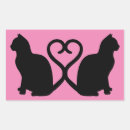 Zoek naar katten silhouet stickers Voor haar