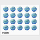 Zoek naar blauwe vlinder stickers Illustratie