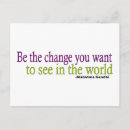 Zoek naar mahatma gandhi briefkaarten Verandering