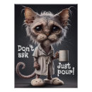 Zoek naar katten cartoon posters Humor