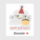 Zoek naar katten verjaardag stickers Ieder kind