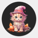 Zoek naar gestreepte kat stickers Halloween