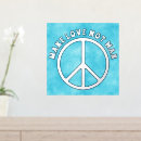 Zoek naar vredesteken posters Liefde niet oorlog