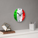 Zoek naar vlaggen klokken Italiaanse vlag