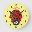 Zoek naar cute ladybug klokken Cartoon