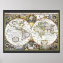 Zoek naar oude wereldkaarten posters Atlas