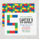 Zoek naar blok partij uitnodigingen Bouwstenen