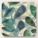 Zoek naar bladeren onderzetters Groen