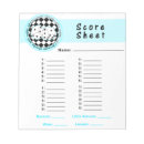 Zoek naar score notitieblokken Bunco