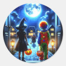 Zoek naar enge clown stickers Monster