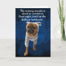 Zoek naar grappige pug kaarten Honden