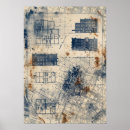 Zoek naar blauwdruk posters Vintage