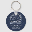 Zoek naar vrijwilliger sleutelhangers Appreciatie