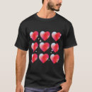 Zoek naar zwart hart tshirts Rood
