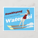 Zoek naar waterskiing briefkaarten Retro
