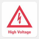 Zoek naar hoogspanning stickers Gevaar